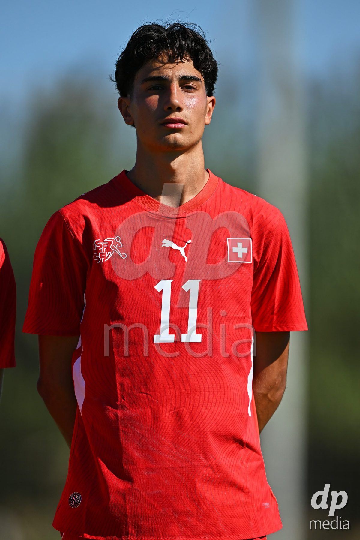 OLIVA NOVA, SPAIN - SEPTEMBER 25: Erden Arslan Kaan of Switzerland during the International Friendly match between Northern Ireland U17 and Switzerland U17 at Oliva Nova Sports Center on September 25, 2026 in Oliva Nova, Spain.