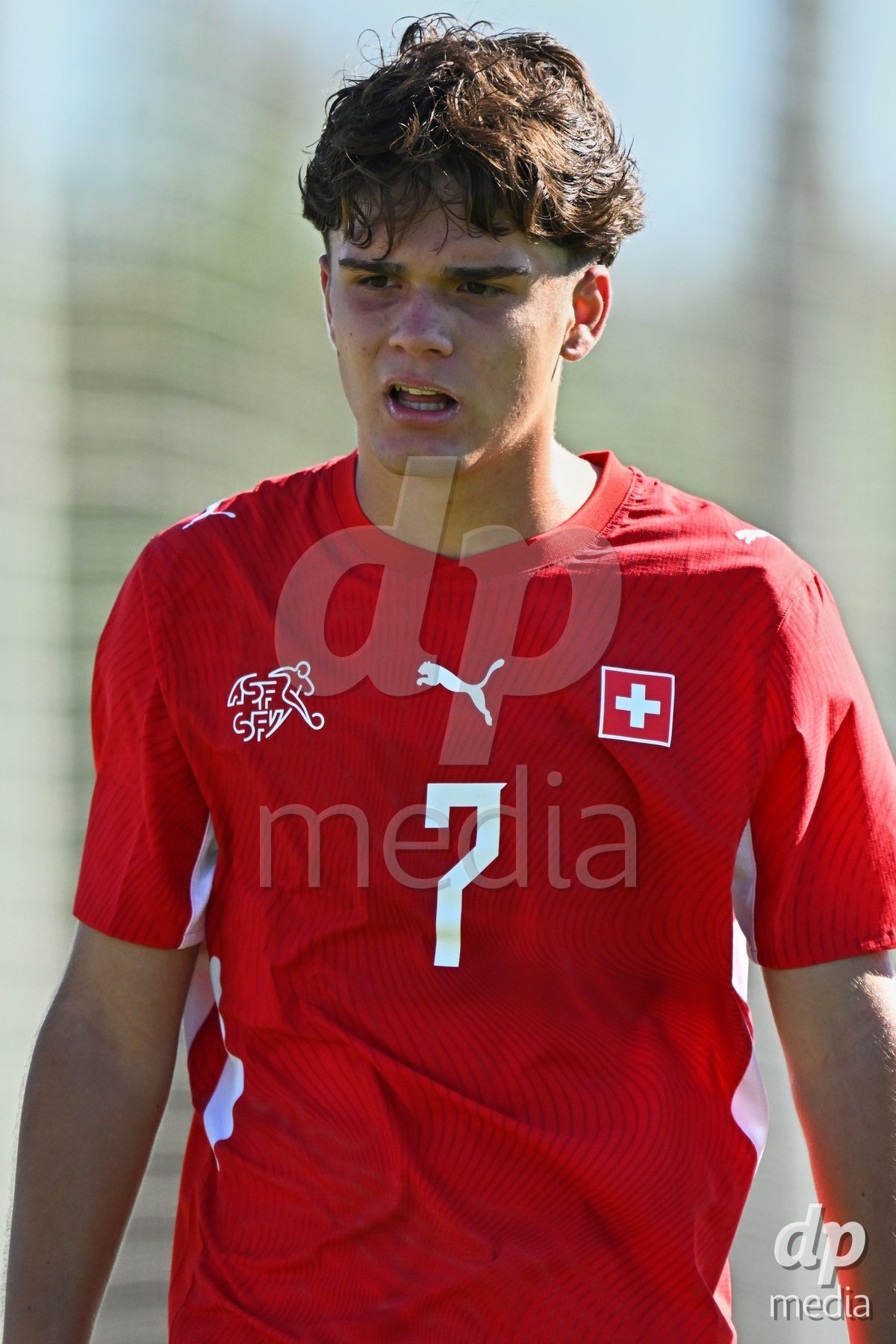 OLIVA NOVA, SPAIN - SEPTEMBER 25: Ian Tiraboschi of Switzerland during the International Friendly match between Northern Ireland U17 and Switzerland U17 at Oliva Nova Sports Center on September 25, 2026 in Oliva Nova, Spain.