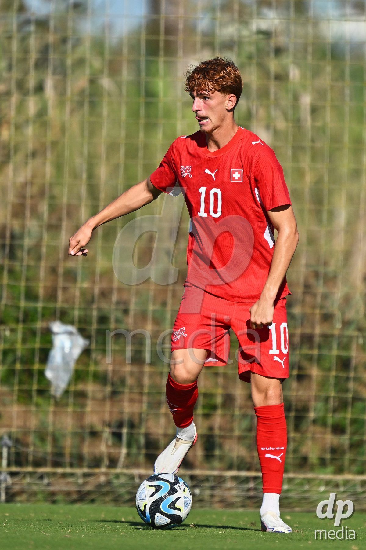 OLIVA NOVA, SPAIN - SEPTEMBER 25: Eron Kele of Switzerland during the International Friendly match between Northern Ireland U17 and Switzerland U17 at Oliva Nova Sports Center on September 25, 2026 in Oliva Nova, Spain.