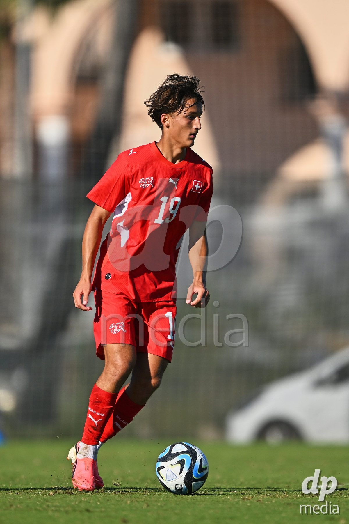OLIVA NOVA, SPAIN - SEPTEMBER 25: Eron Dreshaj of Switzerland during the International Friendly match between Northern Ireland U17 and Switzerland U17 at Oliva Nova Sports Center on September 25, 2026 in Oliva Nova, Spain.
