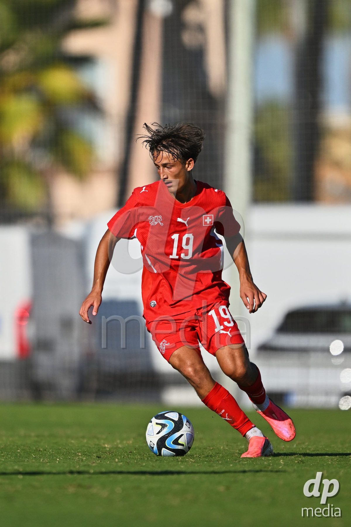 OLIVA NOVA, SPAIN - SEPTEMBER 25: Eron Dreshaj of Switzerland during the International Friendly match between Northern Ireland U17 and Switzerland U17 at Oliva Nova Sports Center on September 25, 2026 in Oliva Nova, Spain.