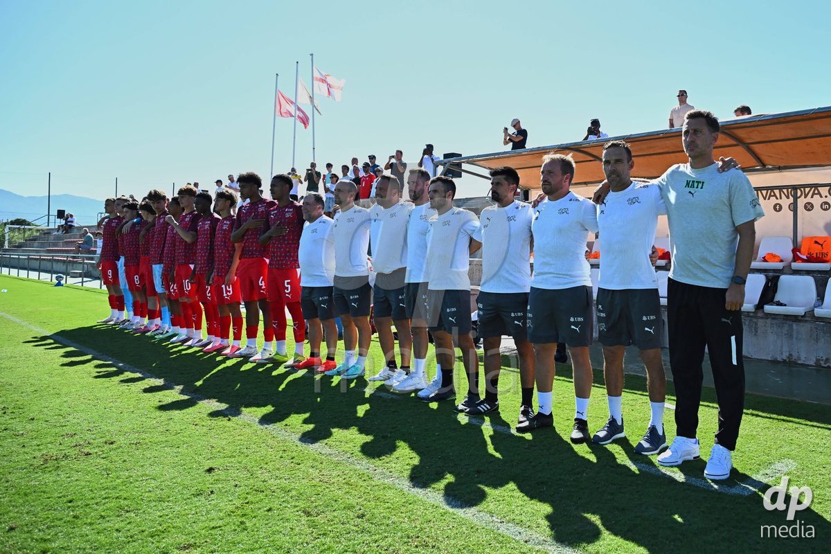 OLIVA NOVA, SPAIN - SEPTEMBER 25: The International Friendly match between Northern Ireland U17 and Switzerland U17 at Oliva Nova Sports Center on September 25, 2026 in Oliva Nova, Spain.
