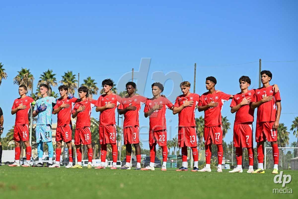 OLIVA NOVA, SPAIN - SEPTEMBER 25: The International Friendly match between Northern Ireland U17 and Switzerland U17 at Oliva Nova Sports Center on September 25, 2026 in Oliva Nova, Spain.