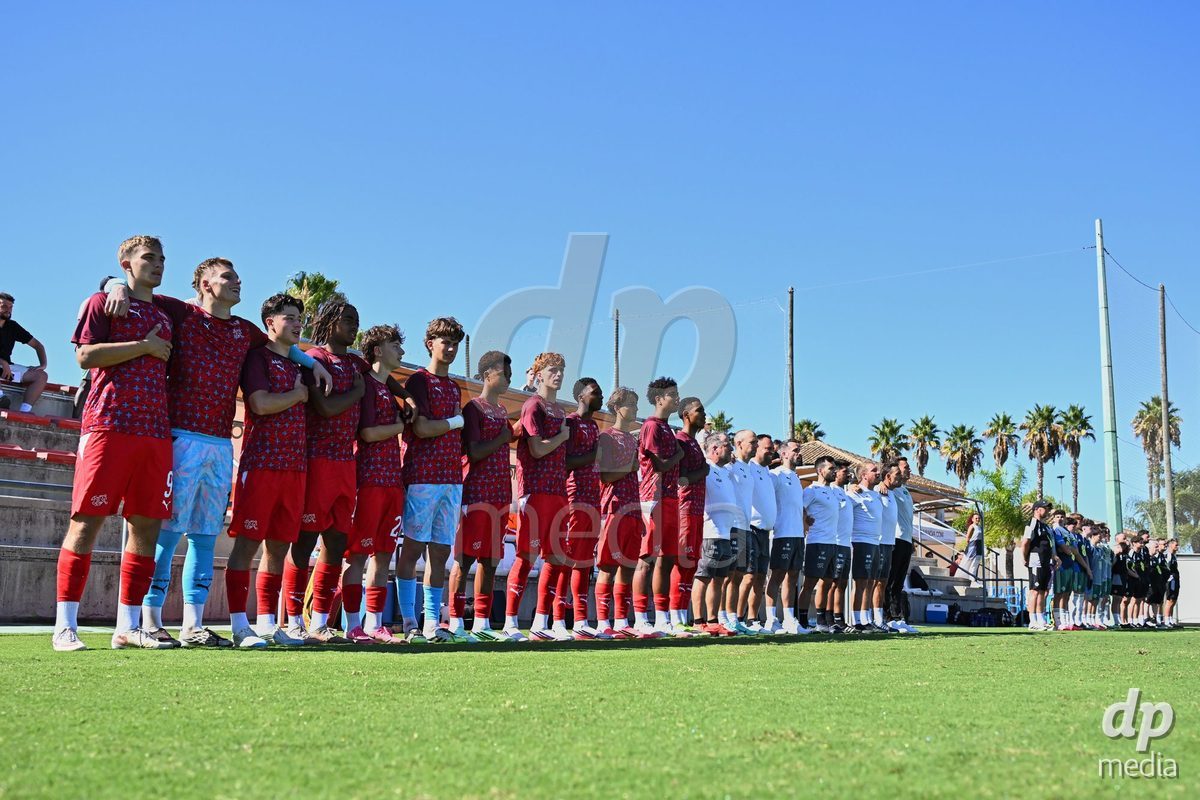 OLIVA NOVA, SPAIN - SEPTEMBER 25: The International Friendly match between Northern Ireland U17 and Switzerland U17 at Oliva Nova Sports Center on September 25, 2026 in Oliva Nova, Spain.