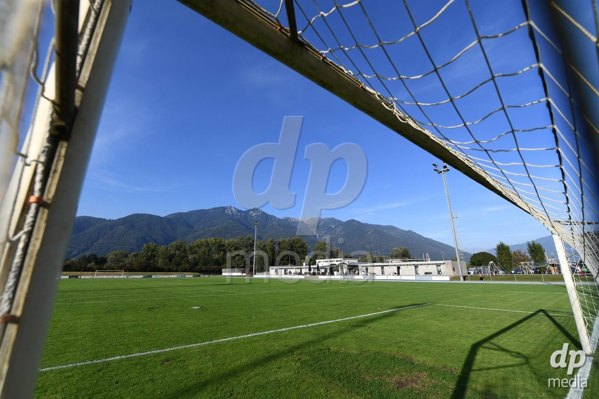 MAGADINO, SWITZERLAND - SEPTEMBER 26: General views of the stadium prior the AXA Women's Cup match between AS Gambarogno and Servette FC Chenois Feminin at Centro Sportivo on September 26, 2026 in Magadino.