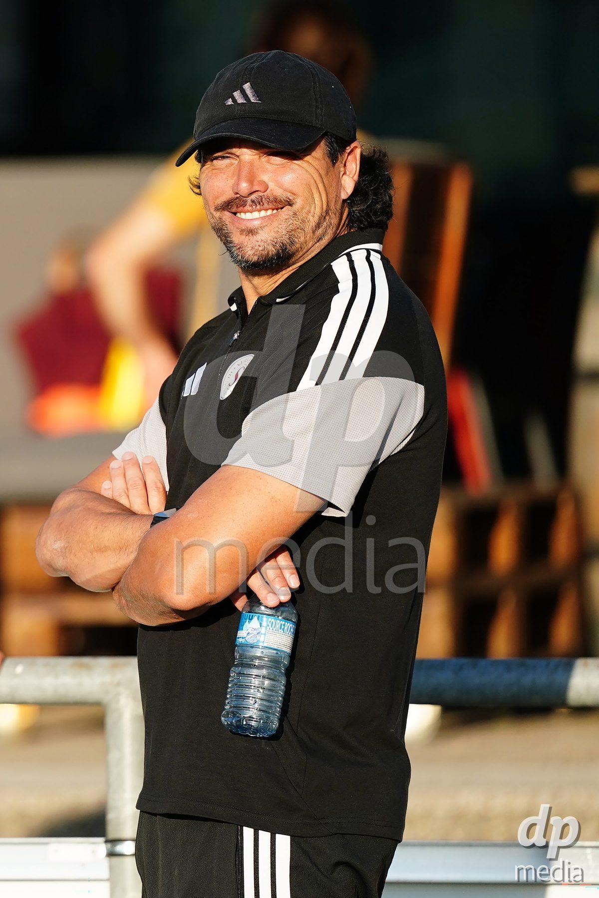 MAGADINO, SWITZERLAND - SEPTEMBER 26:  Cristian Toro Head Coach of the Servette FC looks during warm up prior the AXA Women's Cup match between AS Gambarogno and Servette FC Chenois Feminin at Centro Sportivo on September 26, 2026 in Magadino.