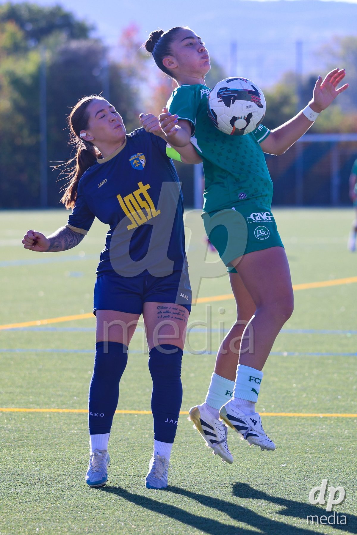 SCHLIEREN, SWITZERLAND - SEPTEMBER 26: Alessandra de Freitas of FC St.Gallen 1879 during the AXA Women's Cup match between FC Schlieren and FC St. Gallen at Zelgli on September 26, 2026 in Schlieren, Switzerland.