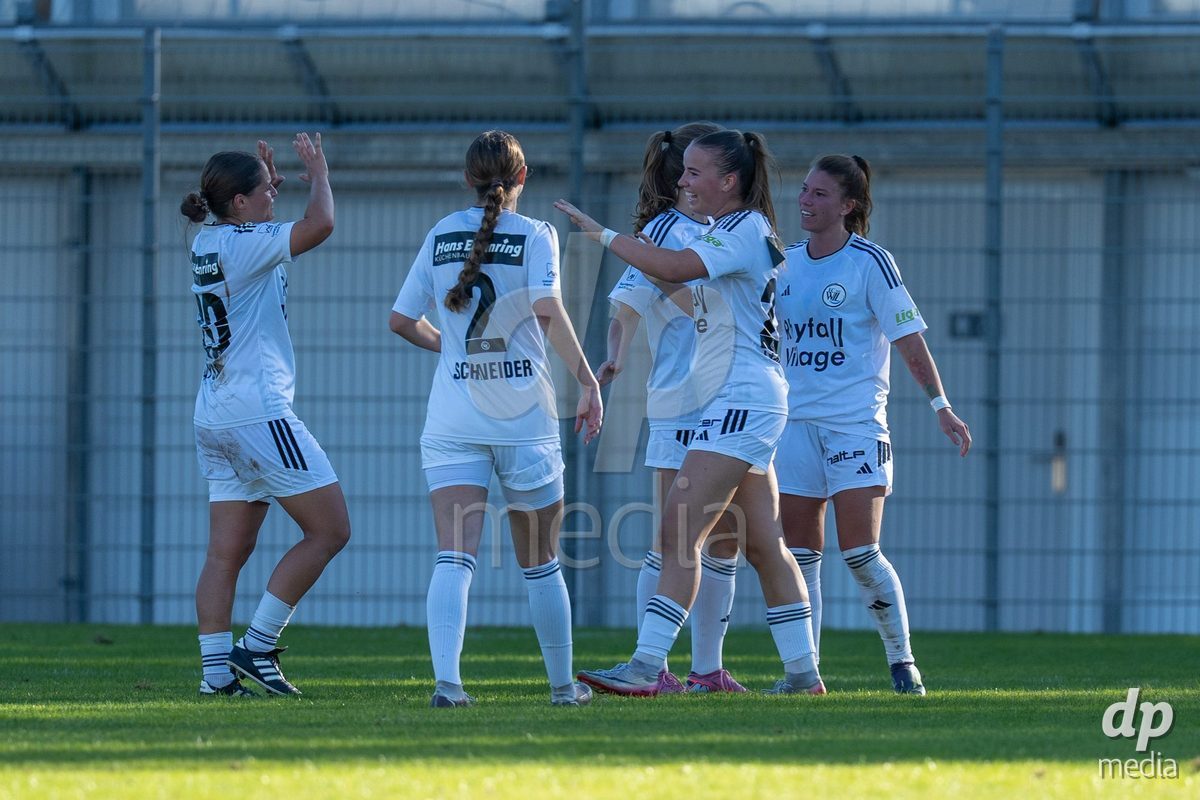COPPET, SWITZERLAND - SEPTEMBER 27: FC Wil celebrates the goal during the AXA Women's Cup match between US Terre Sainte and FC Wil 1900 at Centre sportif des Rojalets on September 27, 2026 in Coppet, Switzerland.