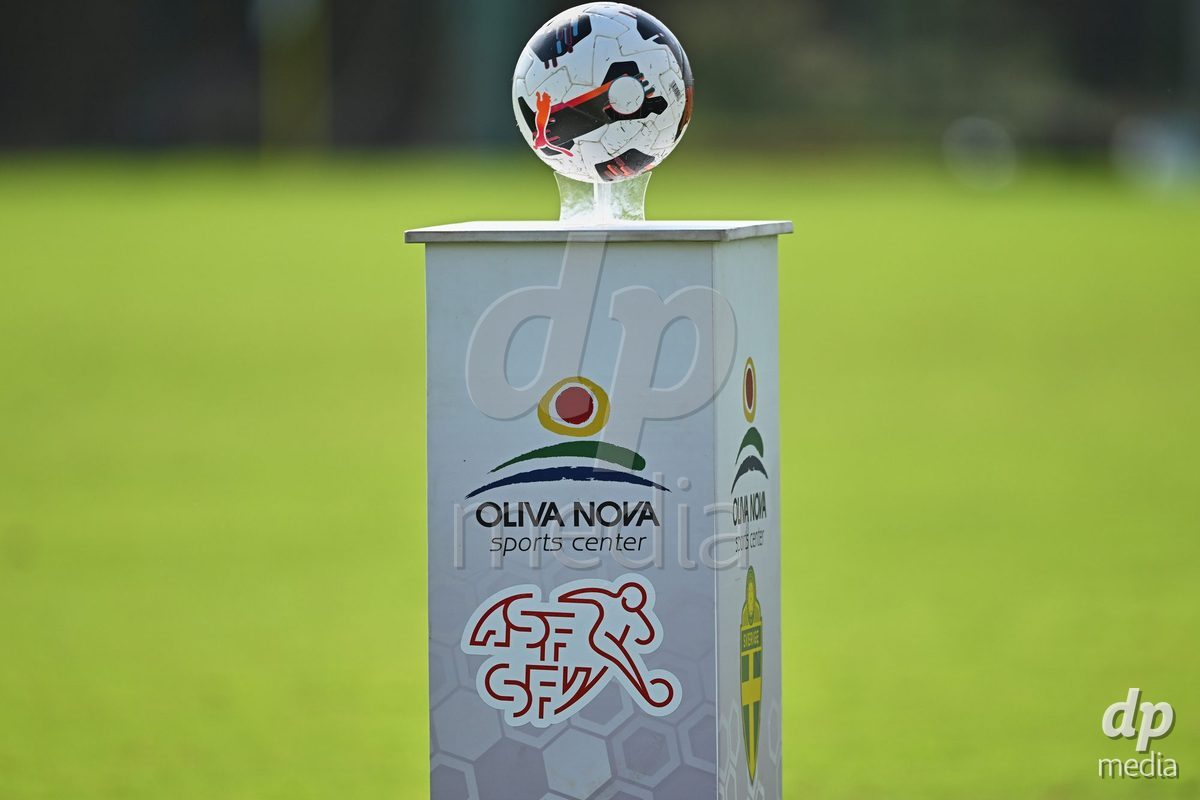 OLIVA NOVA, SPAIN - SEPTEMBER 28: The International Friendly match between Switzerland U17 and Sweden U17 at Oliva Nova Sports Center on September 28, 2026 in Oliva Nova, Spain.