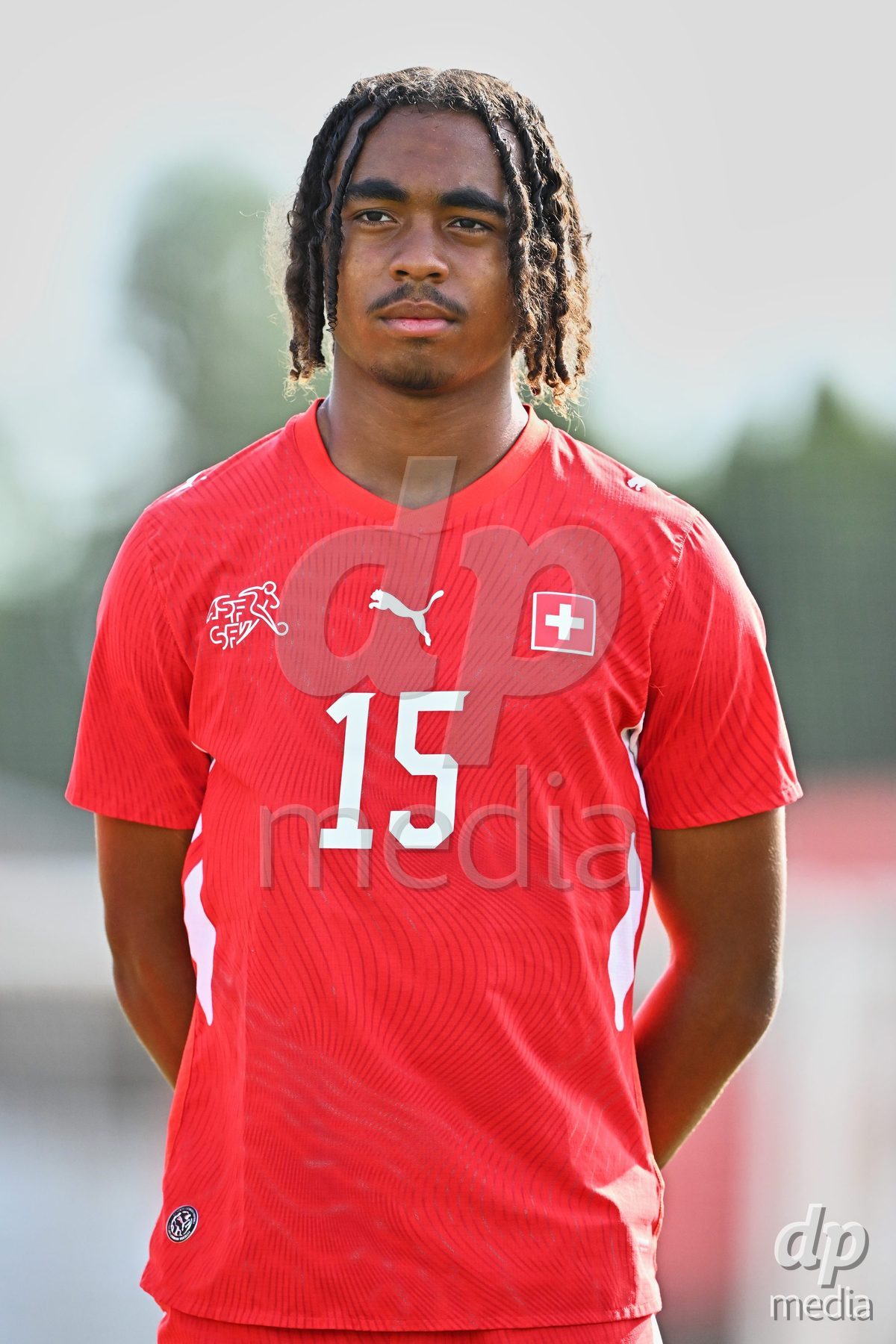 OLIVA NOVA, SPAIN - SEPTEMBER 28: Leon White of Switzerland during the International Friendly match between Switzerland U17 and Sweden U17 at Oliva Nova Sports Center on September 28, 2026 in Oliva Nova, Spain.