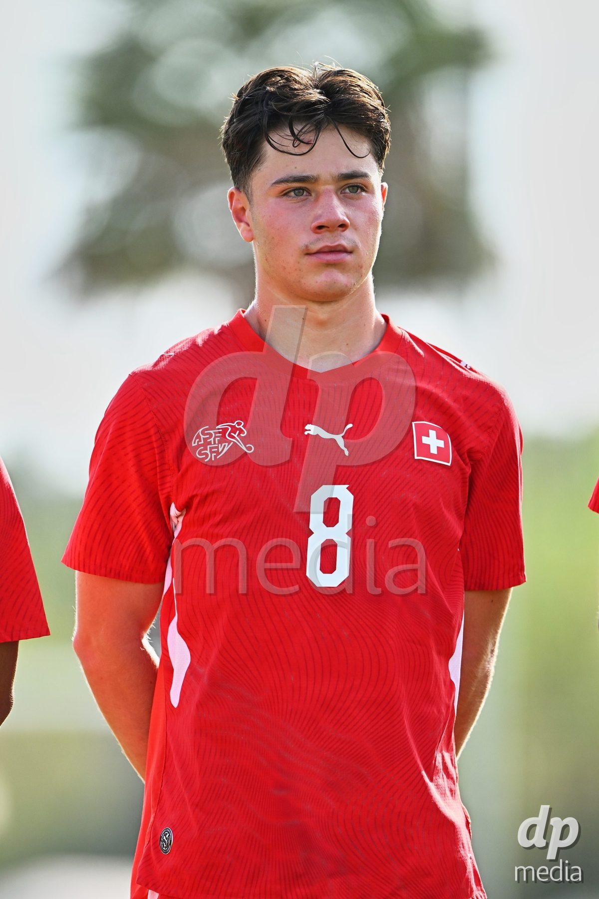 OLIVA NOVA, SPAIN - SEPTEMBER 28: Maceo Cottiati of Switzerland during the International Friendly match between Switzerland U17 and Sweden U17 at Oliva Nova Sports Center on September 28, 2026 in Oliva Nova, Spain.