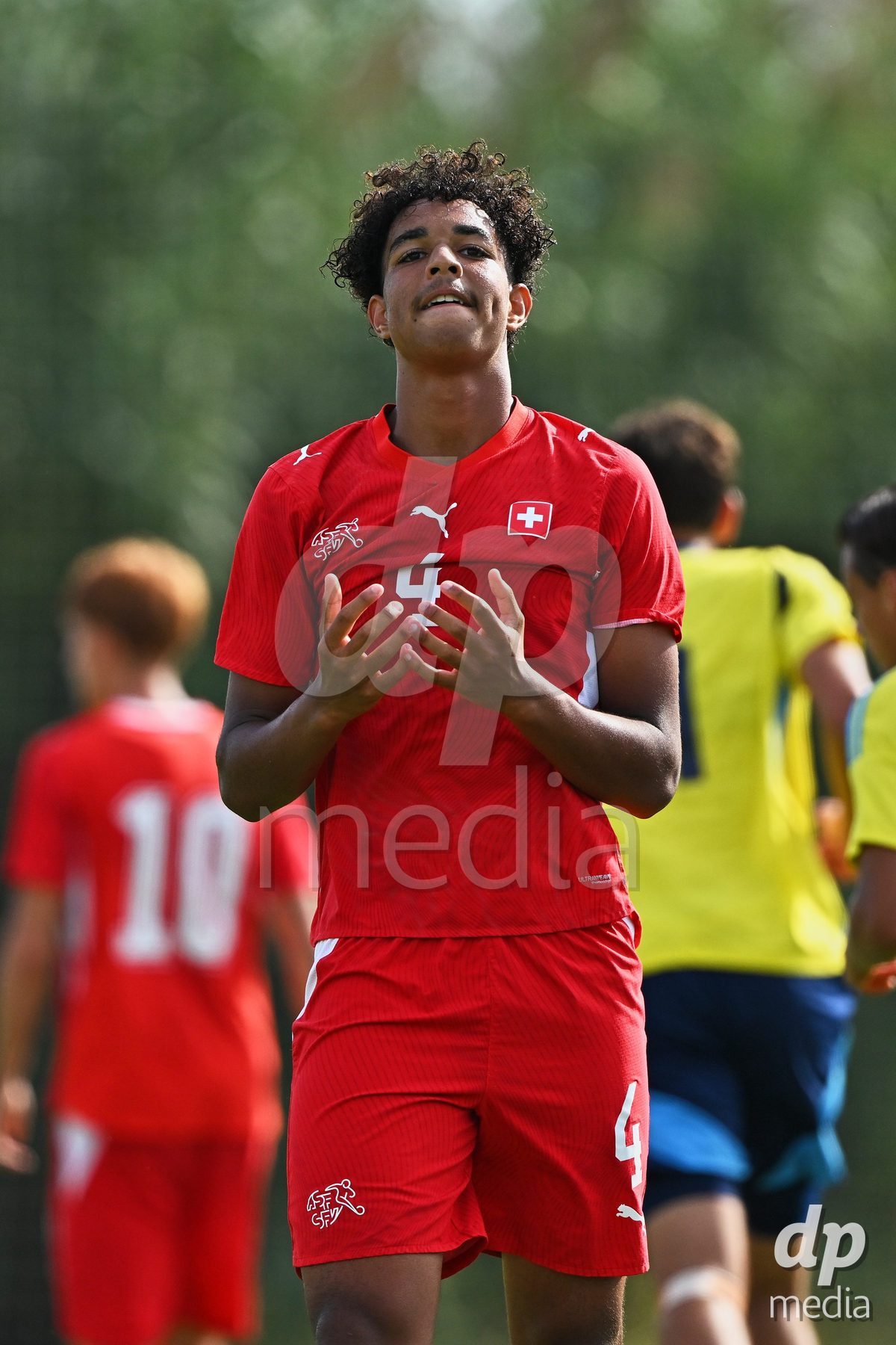 OLIVA NOVA, SPAIN - SEPTEMBER 28: Ifeanyichukwu Onwuzulike of Switzerland during the International Friendly match between Switzerland U17 and Sweden U17 at Oliva Nova Sports Center on September 28, 2026 in Oliva Nova, Spain.
