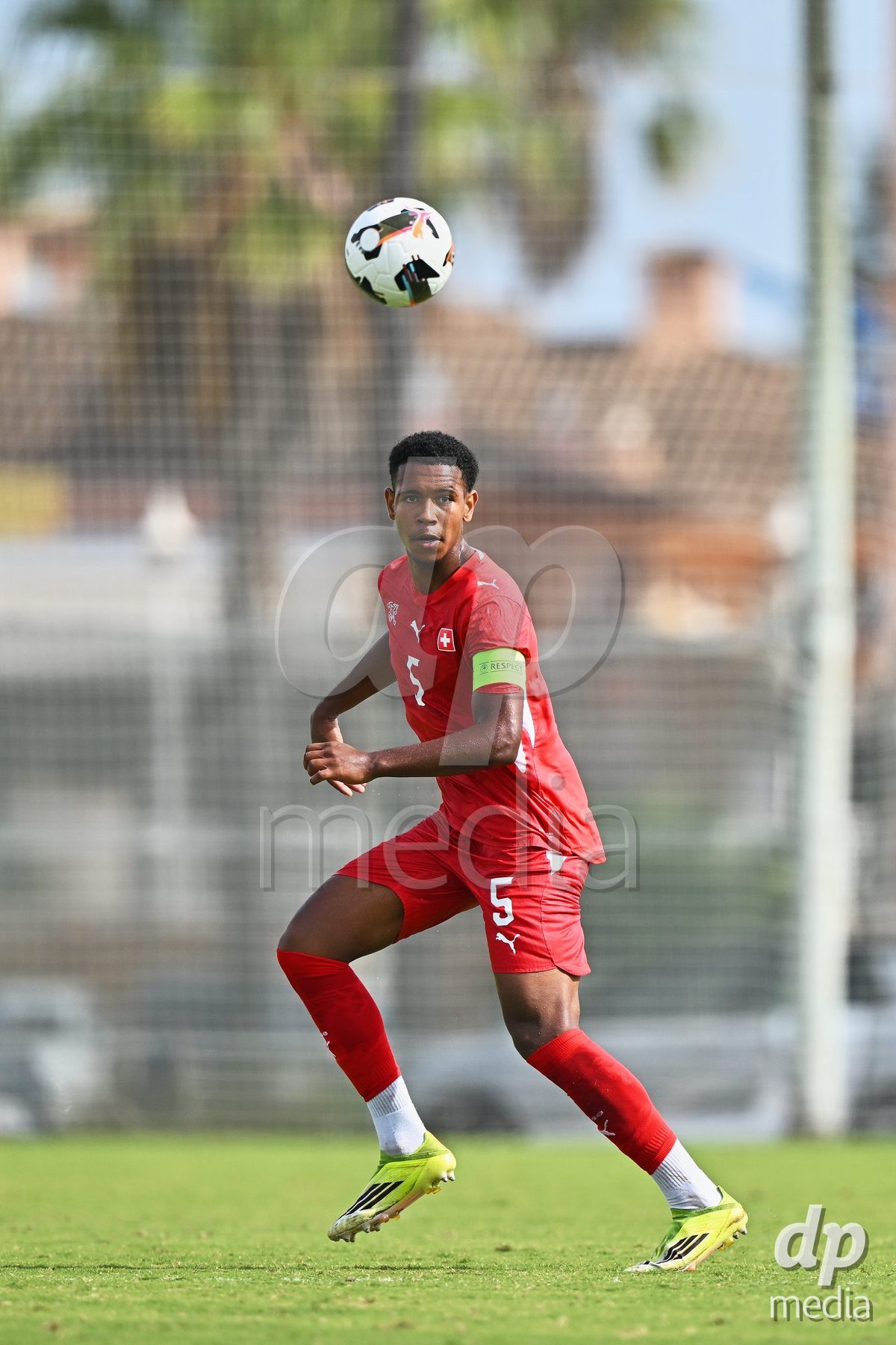 OLIVA NOVA, SPAIN - SEPTEMBER 28: Noah Kakor of Switzerland during the International Friendly match between Switzerland U17 and Sweden U17 at Oliva Nova Sports Center on September 28, 2026 in Oliva Nova, Spain.