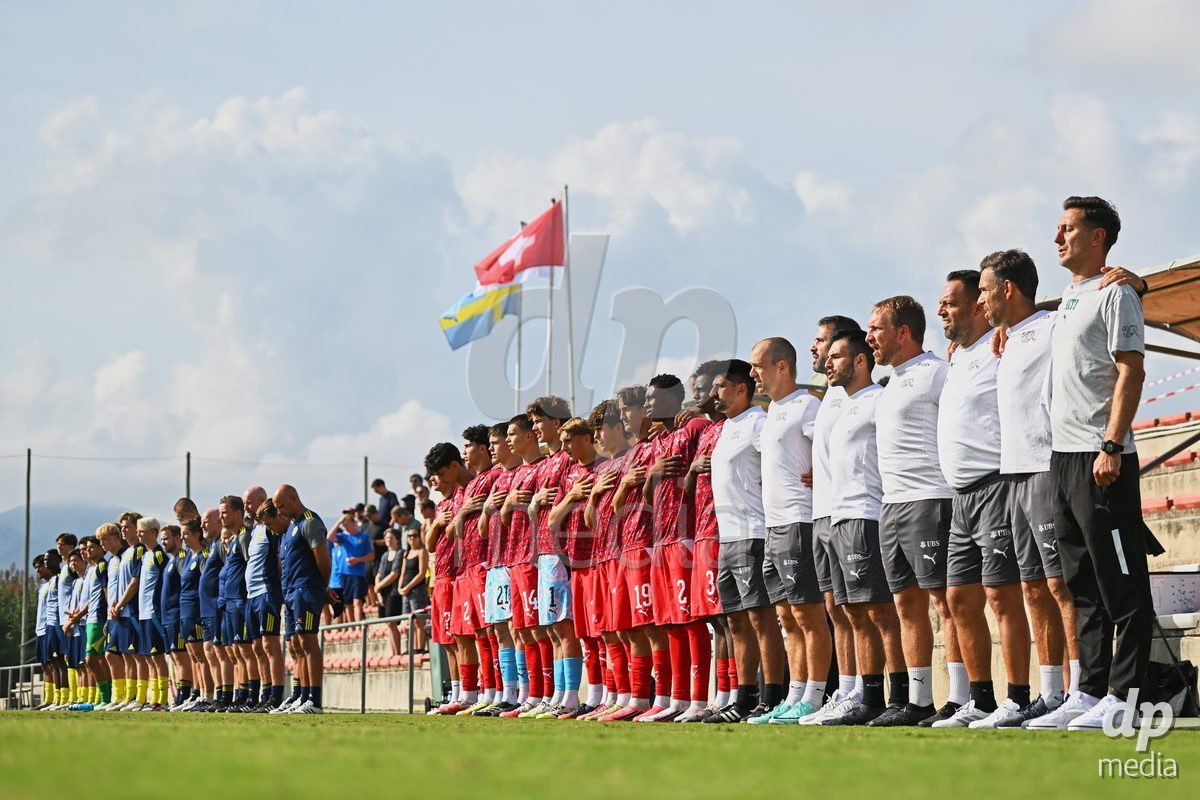 OLIVA NOVA, SPAIN - SEPTEMBER 28: The International Friendly match between Switzerland U17 and Sweden U17 at Oliva Nova Sports Center on September 28, 2026 in Oliva Nova, Spain.