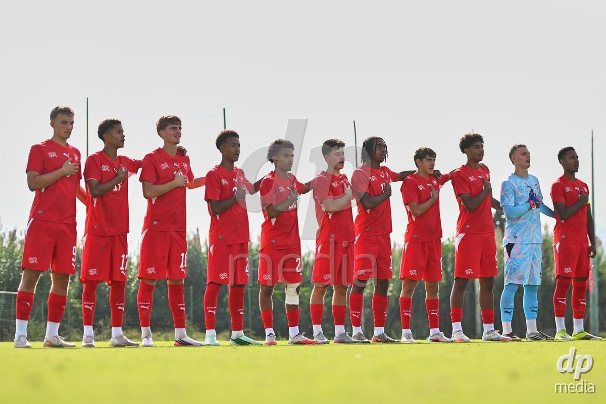 OLIVA NOVA, SPAIN - SEPTEMBER 28: The International Friendly match between Switzerland U17 and Sweden U17 at Oliva Nova Sports Center on September 28, 2026 in Oliva Nova, Spain.