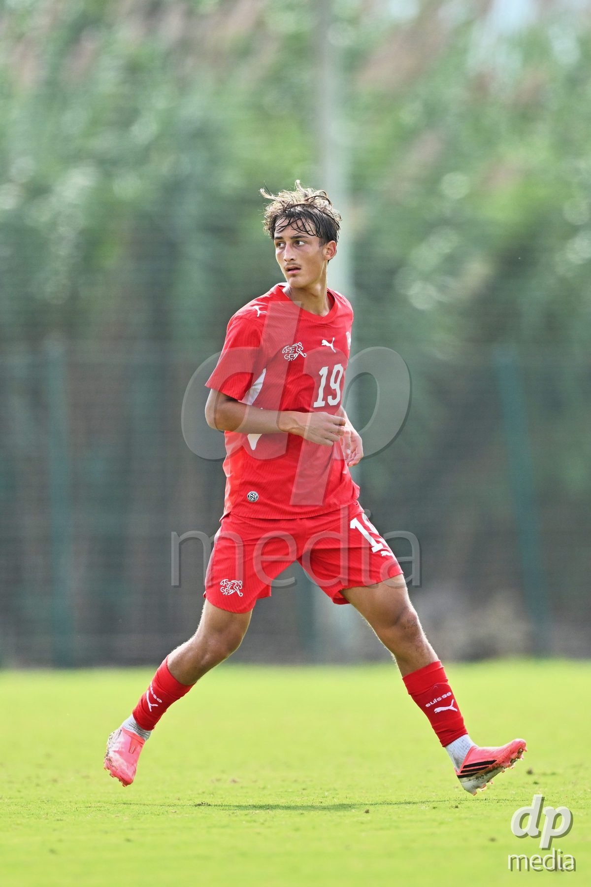 OLIVA NOVA, SPAIN - SEPTEMBER 28: Eron Dreshaj of Switzerland during the International Friendly match between Switzerland U17 and Sweden U17 at Oliva Nova Sports Center on September 28, 2026 in Oliva Nova, Spain.