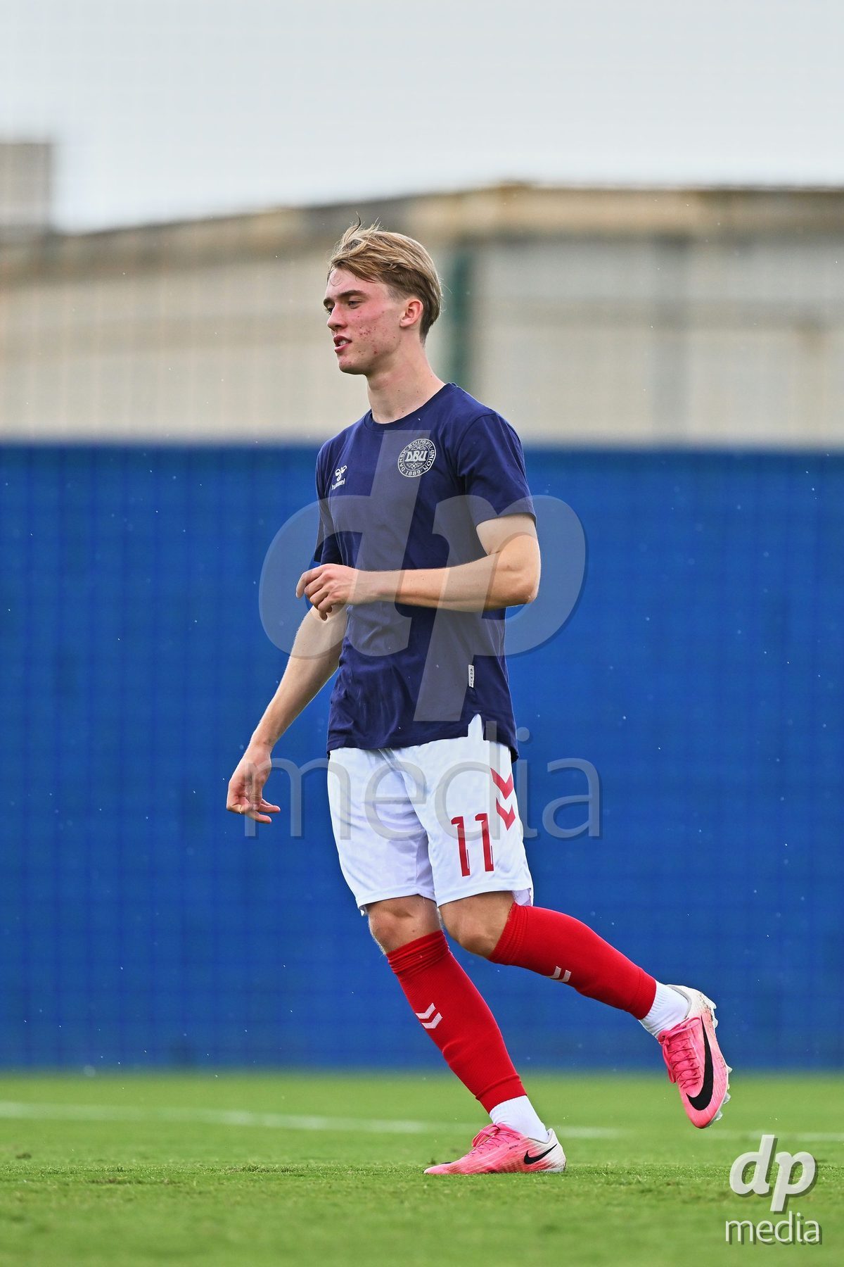 SAN PEDRO DEL PINATAR, SPAIN - SEPTEMBER 28: Hjalte Boe of Denmark during the International Friendly match between Denmark U20 and Brazil U20 at Pinatar Arena on September 28, 2026 in San Pedro del Pinatar, Spain.