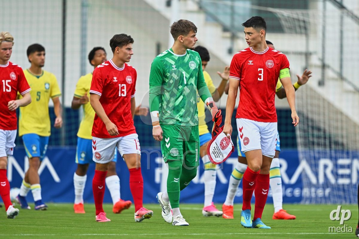 SAN PEDRO DEL PINATAR, SPAIN - SEPTEMBER 28: The International Friendly match between Denmark U20 and Brazil U20 at Pinatar Arena on September 28, 2026 in San Pedro del Pinatar, Spain.