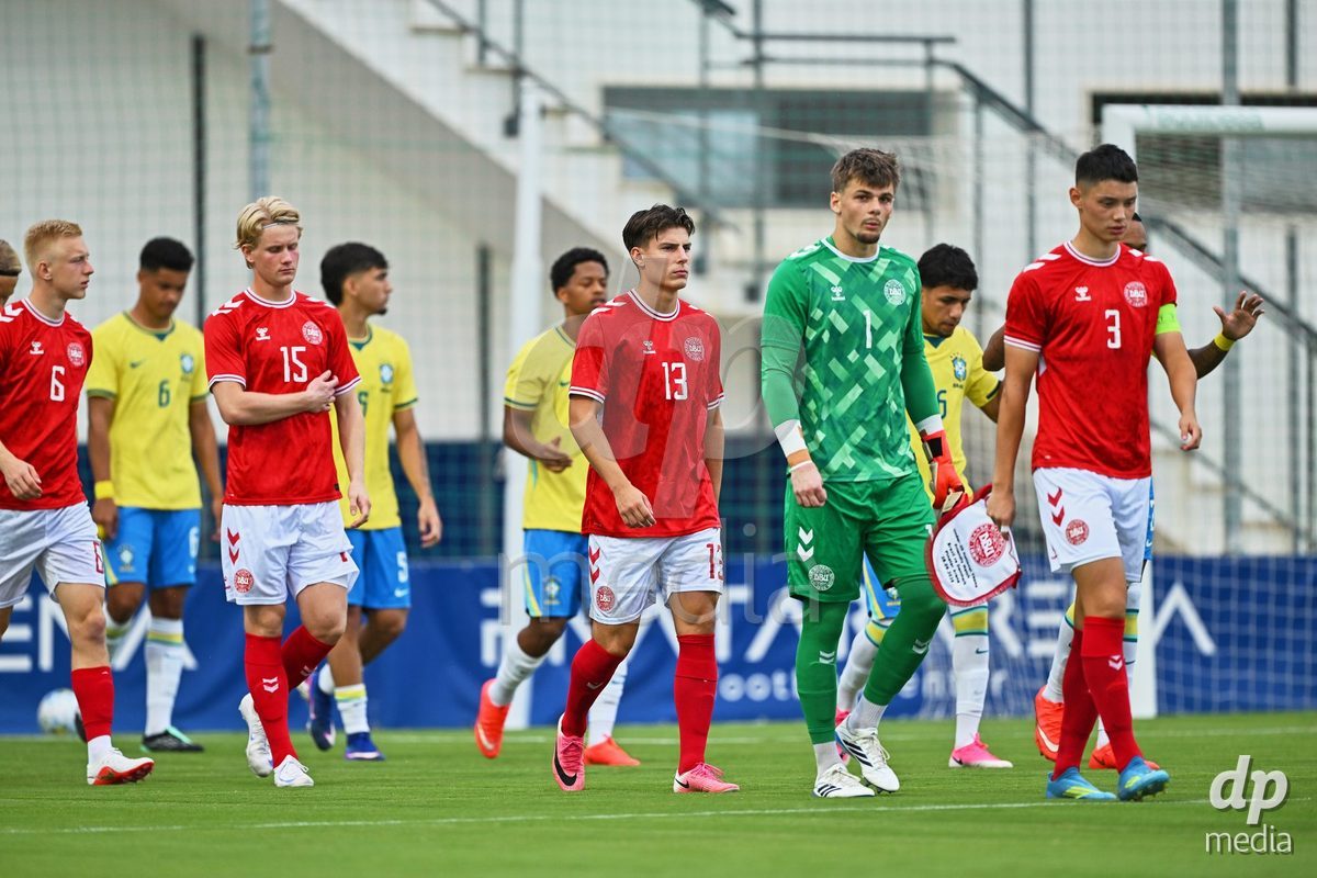 SAN PEDRO DEL PINATAR, SPAIN - SEPTEMBER 28: The International Friendly match between Denmark U20 and Brazil U20 at Pinatar Arena on September 28, 2026 in San Pedro del Pinatar, Spain.