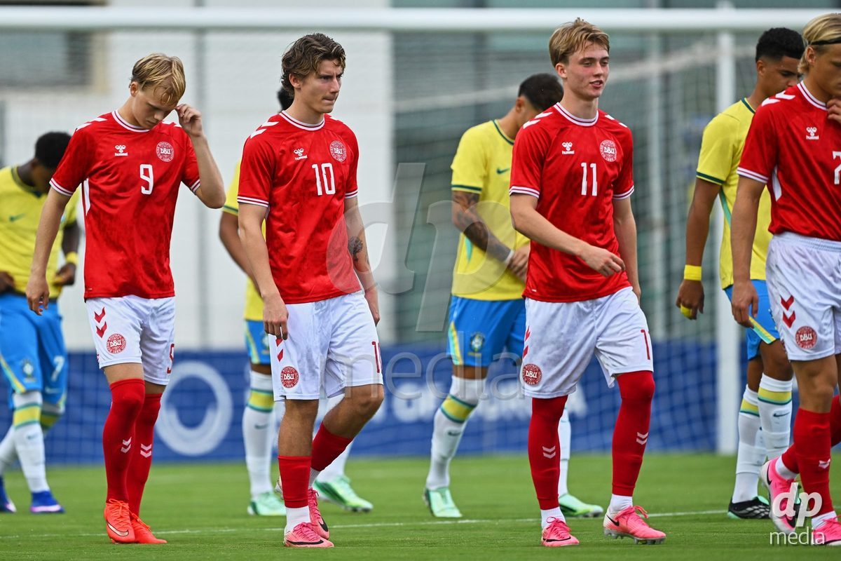 SAN PEDRO DEL PINATAR, SPAIN - SEPTEMBER 28: The International Friendly match between Denmark U20 and Brazil U20 at Pinatar Arena on September 28, 2026 in San Pedro del Pinatar, Spain.