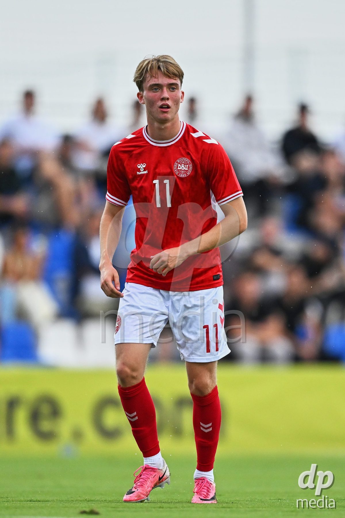 SAN PEDRO DEL PINATAR, SPAIN - SEPTEMBER 28: Hjalte Boe of Denmark during the International Friendly match between Denmark U20 and Brazil U20 at Pinatar Arena on September 28, 2026 in San Pedro del Pinatar, Spain.