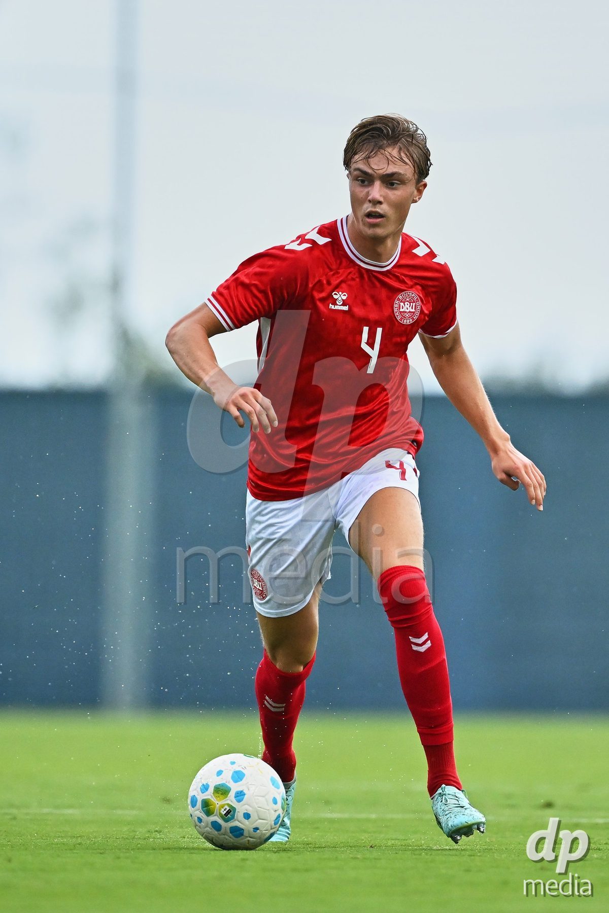 SAN PEDRO DEL PINATAR, SPAIN - SEPTEMBER 28: Noah Markmann of Denmark during the International Friendly match between Denmark U20 and Brazil U20 at Pinatar Arena on September 28, 2026 in San Pedro del Pinatar, Spain.
