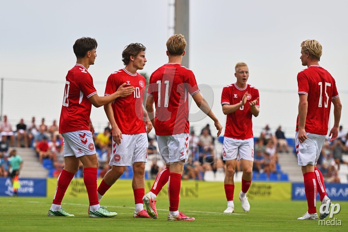 SAN PEDRO DEL PINATAR, SPAIN - SEPTEMBER 28: Olti Hyseni of Denmark during the International Friendly match between Denmark U20 and Brazil U20 at Pinatar Arena on September 28, 2026 in San Pedro del Pinatar, Spain.