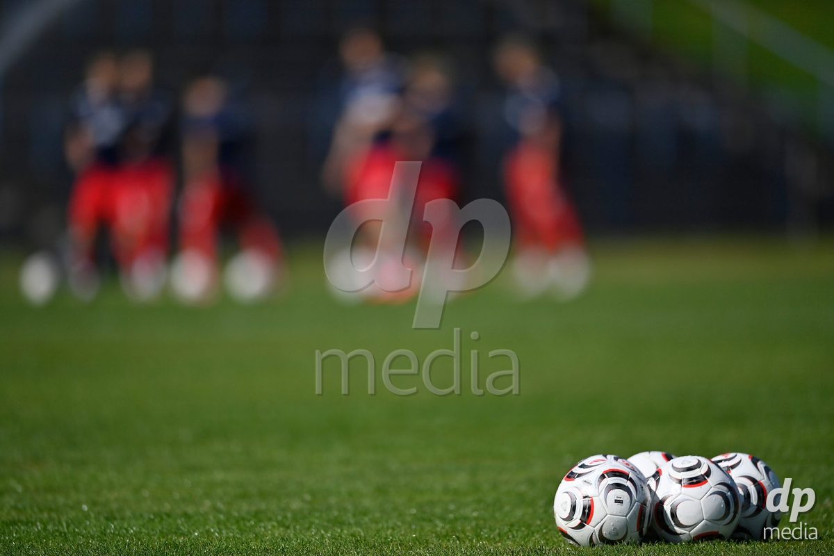 SAMOBOR, CROATIA - SEPTEMBER 29: Balls are seen during the International Friendly match between Denmark U18 and Italy U18 on September 29, 2026 in Samobor, Croatia. Photo: Igor Soban/Pixsell / DP Media