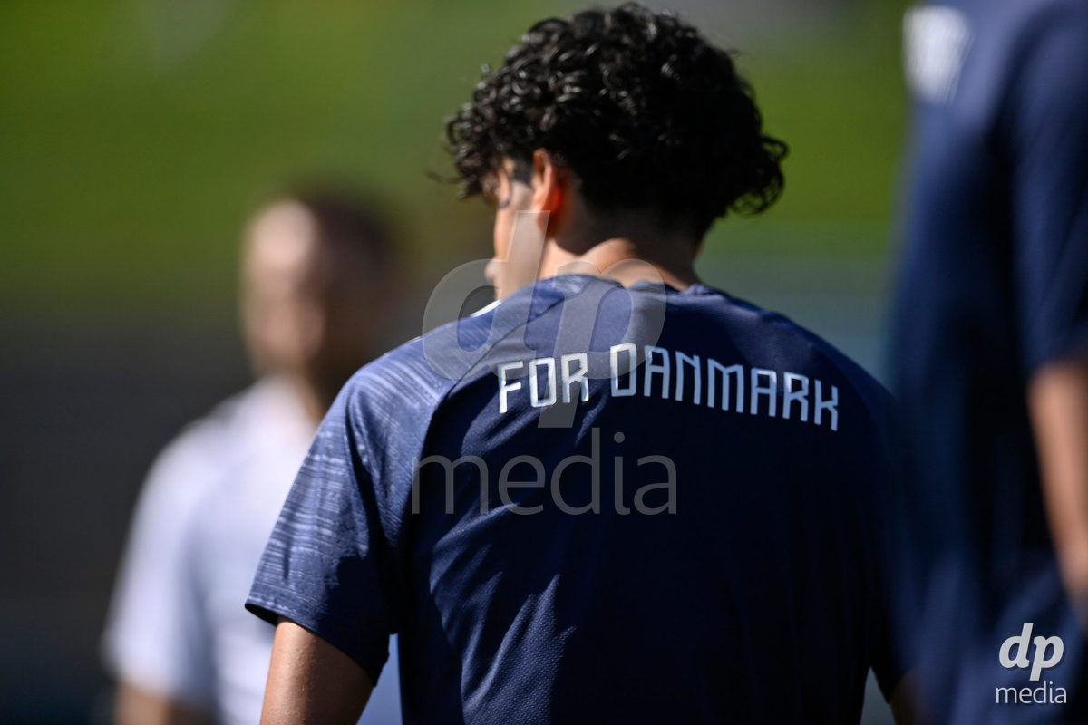SAMOBOR, CROATIA - SEPTEMBER 29: of Denmark during warm up prior to the International Friendly match between Denmark U18 and Italy U18 on September 29, 2026 in Samobor, Croatia. Photo: Igor Soban/Pixsell / DP Media