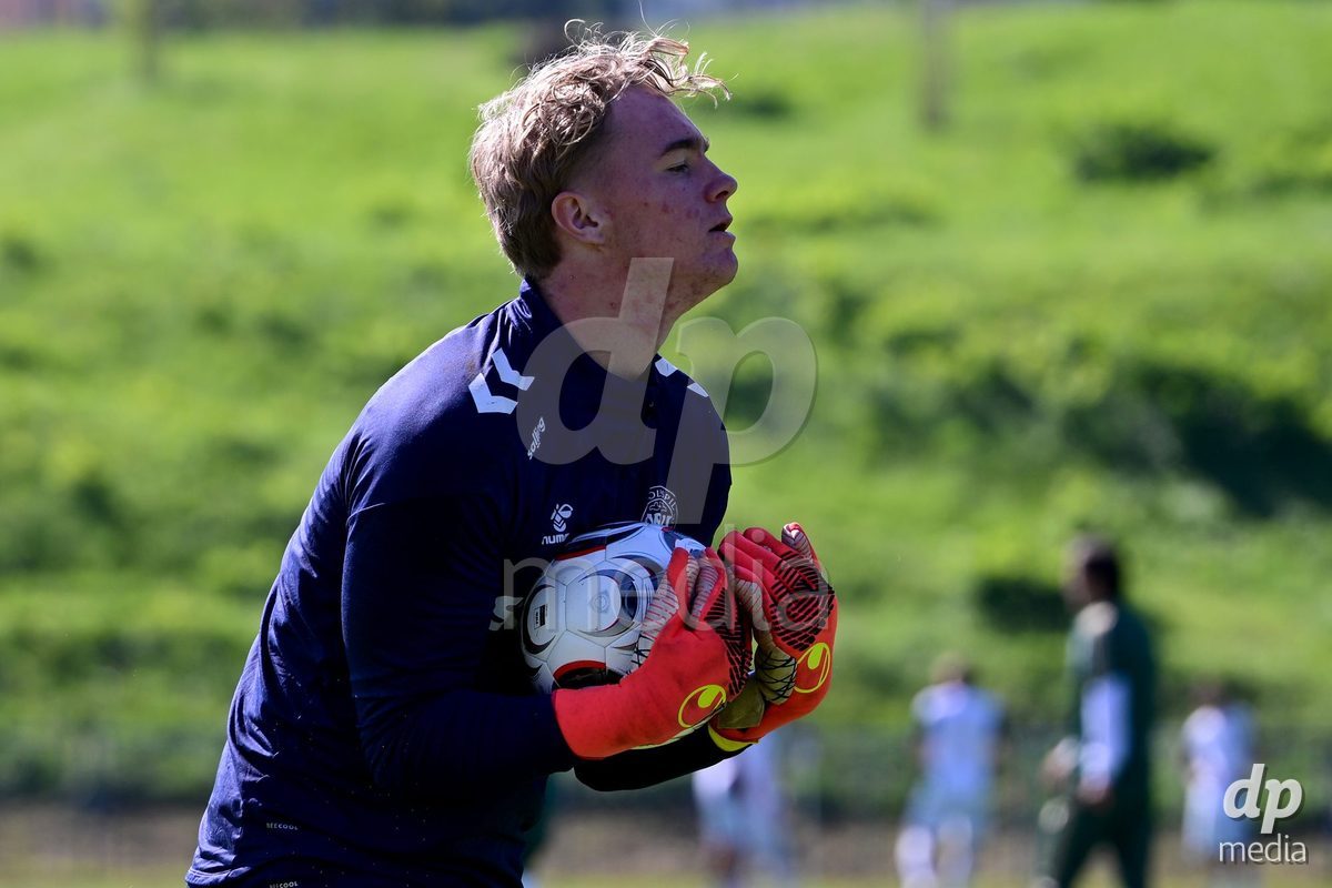 SAMOBOR, CROATIA - SEPTEMBER 29: Marinus Bach of Denmark during warm up prior to the International Friendly match between Denmark U18 and Italy U18 on September 29, 2026 in Samobor, Croatia. Photo: Igor Soban/Pixsell / DP Media