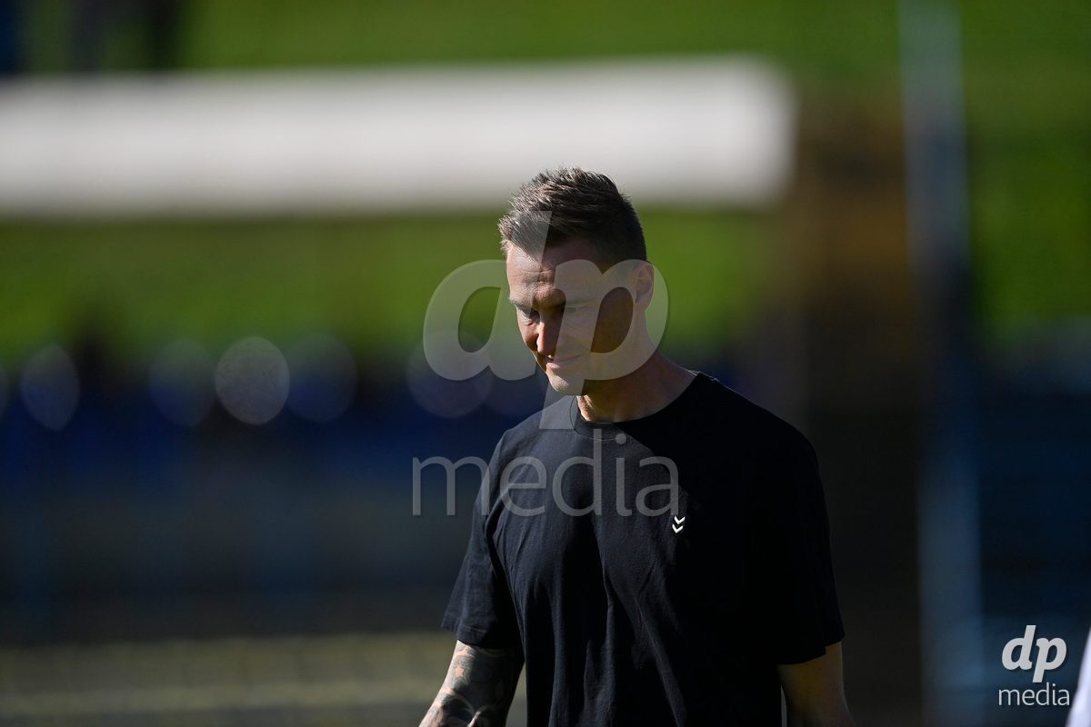 SAMOBOR, CROATIA - SEPTEMBER 29: Coach of Denmark Mads Lyng during the International Friendly match between Denmark U18 and Italy U18 on September 29, 2026 in Samobor, Croatia. Photo: Igor Soban/Pixsell / DP Media