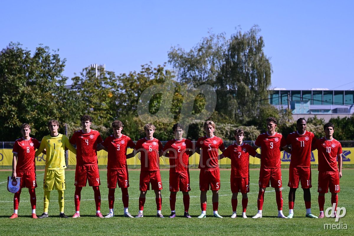 SAMOBOR, CROATIA - SEPTEMBER 29: Players of Denmark during the International Friendly match between Denmark U18 and Italy U18 on September 29, 2026 in Samobor, Croatia. Photo: Igor Soban/Pixsell / DP Media