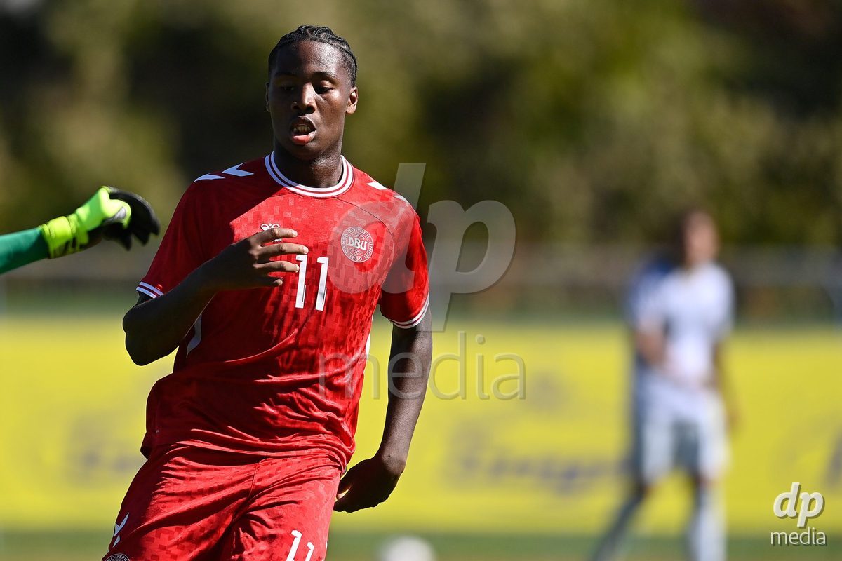 SAMOBOR, CROATIA - SEPTEMBER 29: Ekene Chukwuani of Denmark during the International Friendly match between Denmark U18 and Italy U18 on September 29, 2026 in Samobor, Croatia. Photo: Igor Soban/Pixsell / DP Media