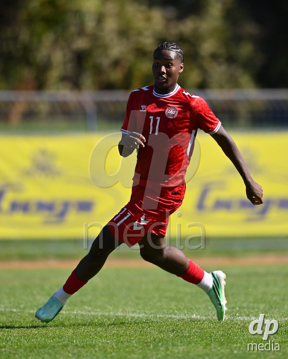 SAMOBOR, CROATIA - SEPTEMBER 29: Ekene Chukwuani of Denmark during the International Friendly match between Denmark U18 and Italy U18 on September 29, 2026 in Samobor, Croatia. Photo: Igor Soban/Pixsell / DP Media