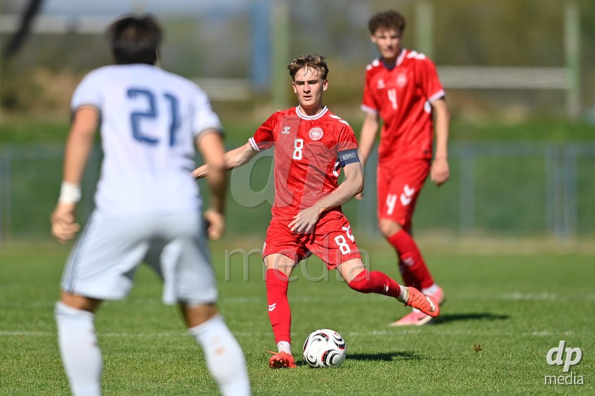 SAMOBOR, CROATIA - SEPTEMBER 29: Frederik Vestergaard of Denmark during the International Friendly match between Denmark U18 and Italy U18 on September 29, 2026 in Samobor, Croatia. Photo: Igor Soban/Pixsell / DP Media