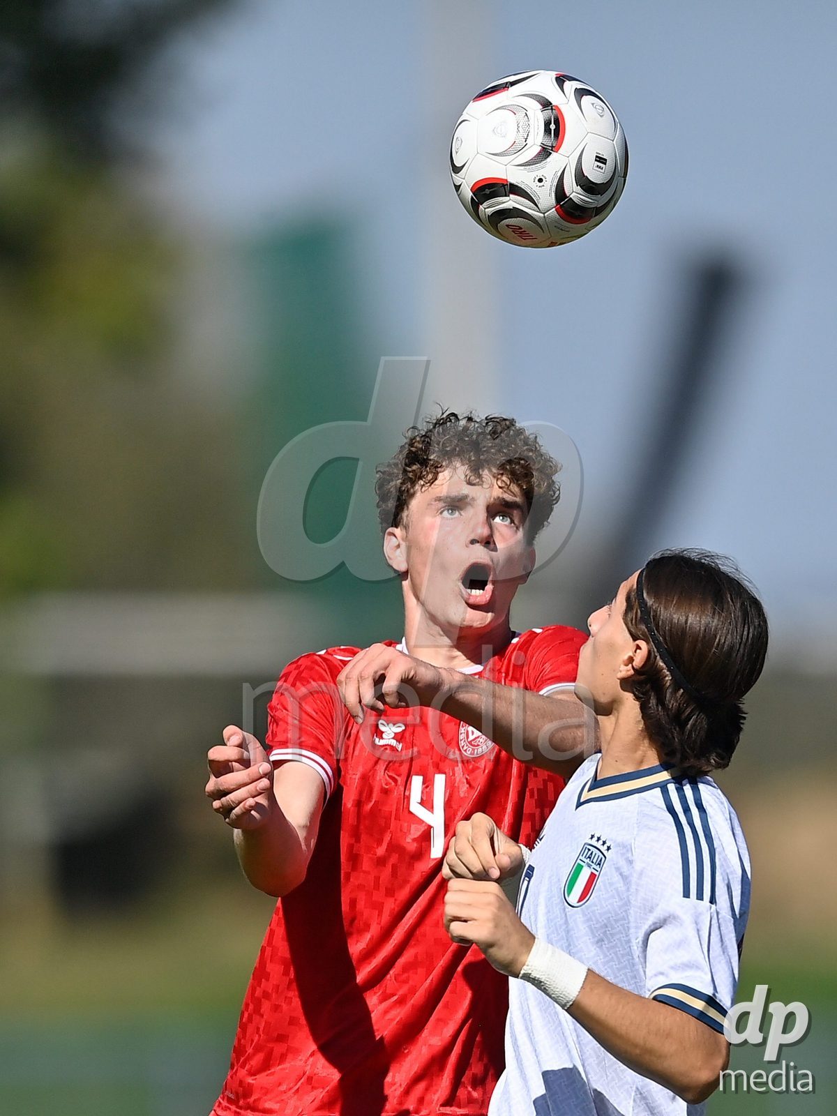 SAMOBOR, CROATIA - SEPTEMBER 29: Raphael Canut Pedersen of Denmark during the International Friendly match between Denmark U18 and Italy U18 on September 29, 2026 in Samobor, Croatia. Photo: Igor Soban/Pixsell / DP Media