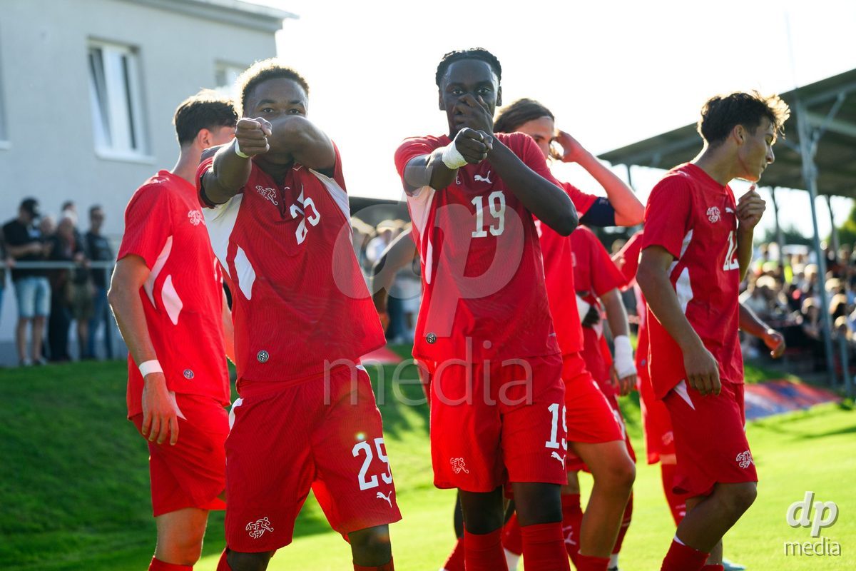 KOSMONSY, CZECH REPUBLIC - SEPTEMBER 28: The International Friendly match between Czech Republic U18 and Switzerland U18 on September 28, 2026 in Kosmonsy, Czech Republic.