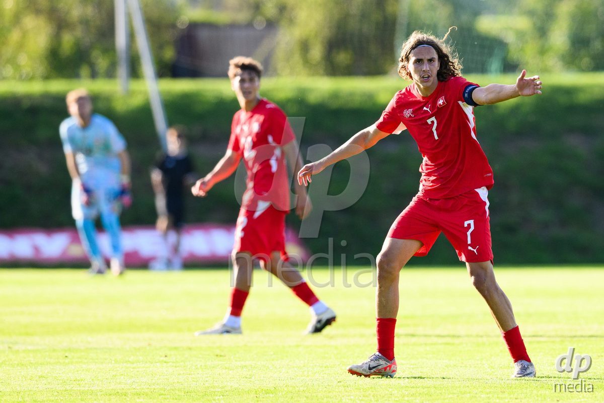 KOSMONSY, CZECH REPUBLIC - SEPTEMBER 28: Ivan Izquierdo of Switzerland during the International Friendly match between Czech Republic U18 and Switzerland U18 on September 28, 2026 in Kosmonsy, Czech Republic.