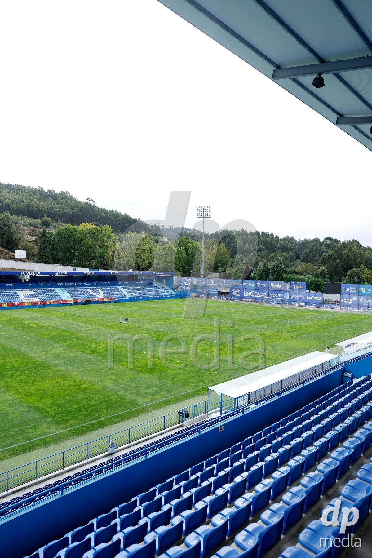 VIZELA, PORTUGAL - SEPTEMBER 30: Stadium FC Vizela during the International Friendly match between Denmark U19 and Austria U19 at Estadio FC Vizela on September 30, 2026 in Vizela, Portugal