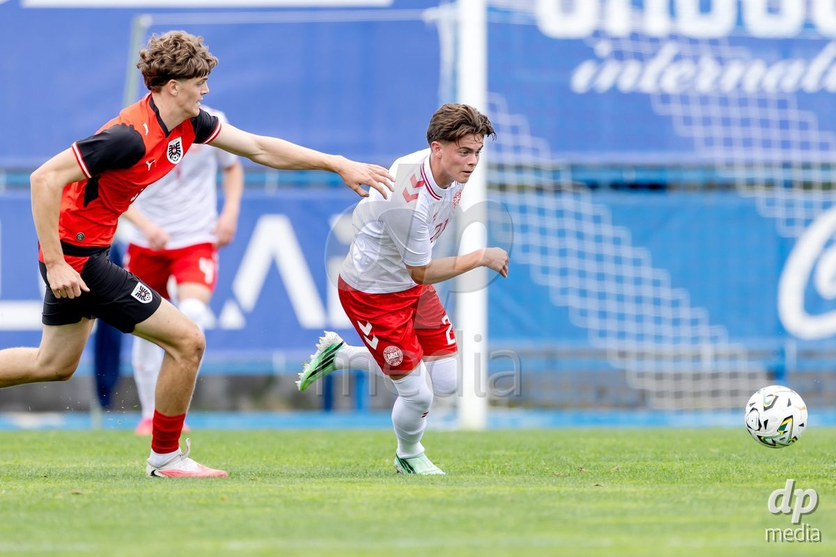VIZELA, PORTUGAL - SEPTEMBER 30: Adam Fuglsang of Denmark U19 during the International Friendly match between Denmark U19 and Austria U19 at Estadio FC Vizela on September 30, 2026 in Vizela, Portugal