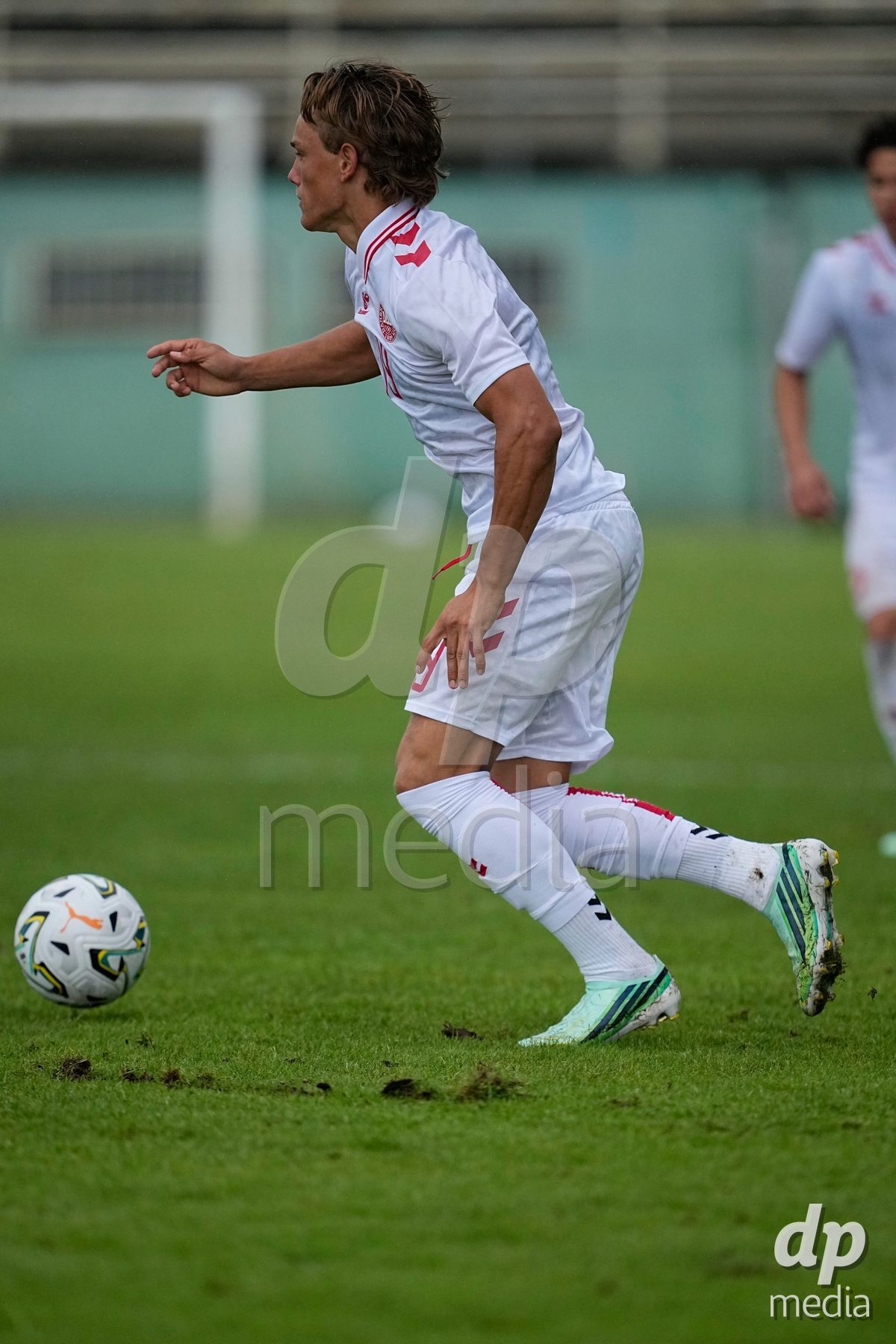 MEALHADA, PORTUGAL - SEPTEMBER 30: Felix Gothler of Denmark during the International Friendly match between Denmark U17 and Qatar U17 at Estadio Municipal Dr. Americo Couto on September 30, 2026 in Mealhada, Portugal.