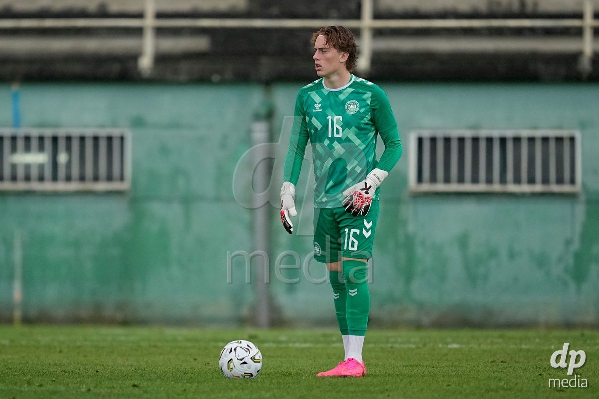 MEALHADA, PORTUGAL - SEPTEMBER 30: Sebastian Lindhardt of Denmark during the International Friendly match between Denmark U17 and Qatar U17 at Estadio Municipal Dr. Americo Couto on September 30, 2026 in Mealhada, Portugal.