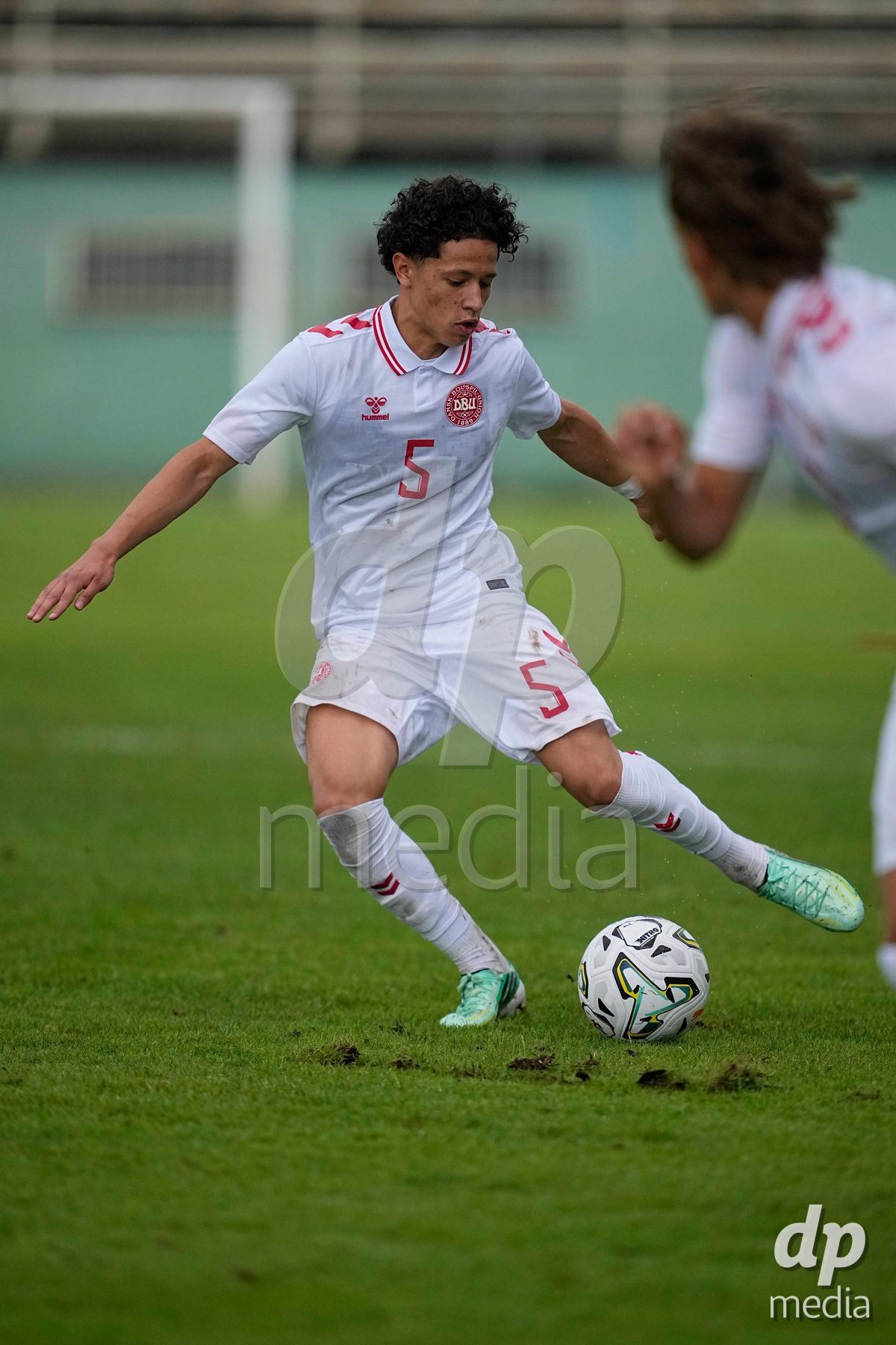 MEALHADA, PORTUGAL - SEPTEMBER 30: Liam Coronado of Denmark during the International Friendly match between Denmark U17 and Qatar U17 at Estadio Municipal Dr. Americo Couto on September 30, 2026 in Mealhada, Portugal.