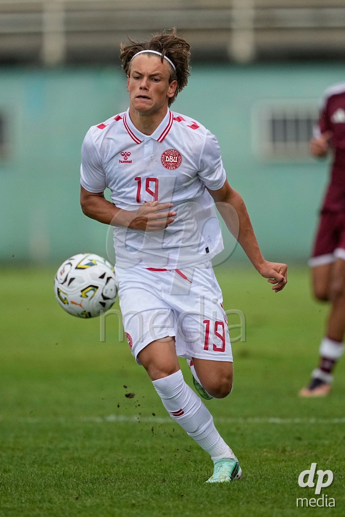 MEALHADA, PORTUGAL - SEPTEMBER 30: Felix Gothler of Denmark during the International Friendly match between Denmark U17 and Qatar U17 at Estadio Municipal Dr. Americo Couto on September 30, 2026 in Mealhada, Portugal.