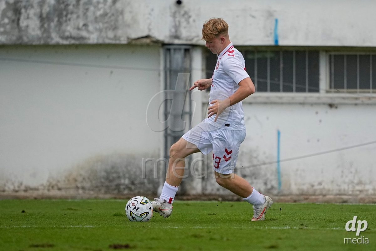 MEALHADA, PORTUGAL - SEPTEMBER 30: Isak Mathiesen of Denmark during the International Friendly match between Denmark U17 and Qatar U17 at Estadio Municipal Dr. Americo Couto on September 30, 2026 in Mealhada, Portugal.