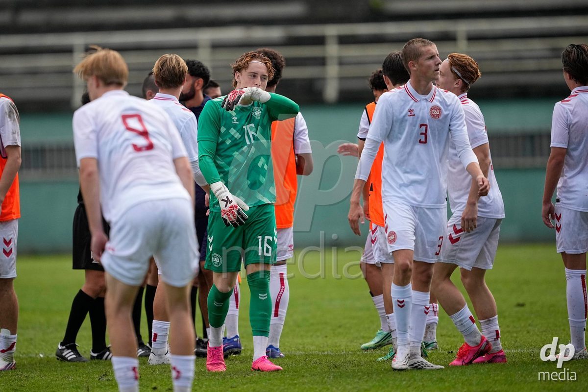 MEALHADA, PORTUGAL - SEPTEMBER 30: Sebastian Lindhardt of Denmark after the International Friendly match between Denmark U17 and Qatar U17 at Estadio Municipal Dr. Americo Couto on September 30, 2026 in Mealhada, Portugal.