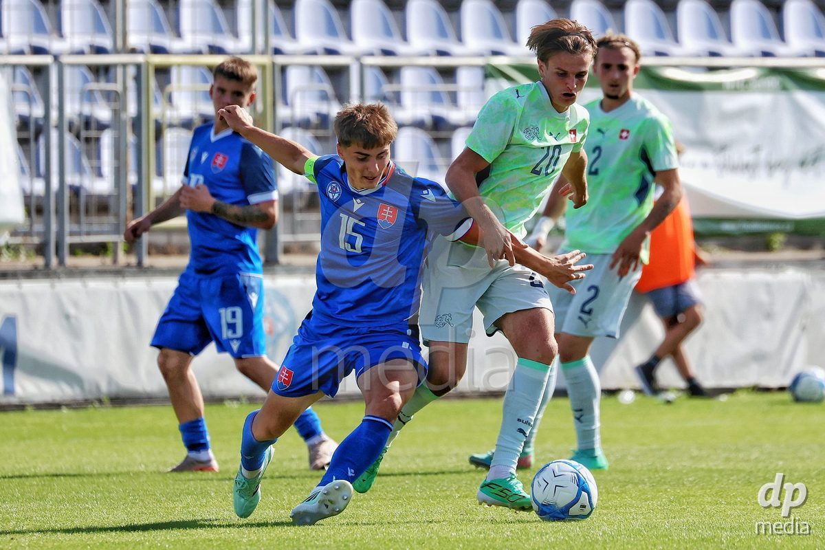 SENEC, SLOVAKIA - OCTOBER 1: Jill Stiel 20 of Switzerland controls the ball during the International Friendly football match between Slovakia U19 and Switzerland U19 at NTC Senec on October on 1st October 2026 in Senec, Slovakia.