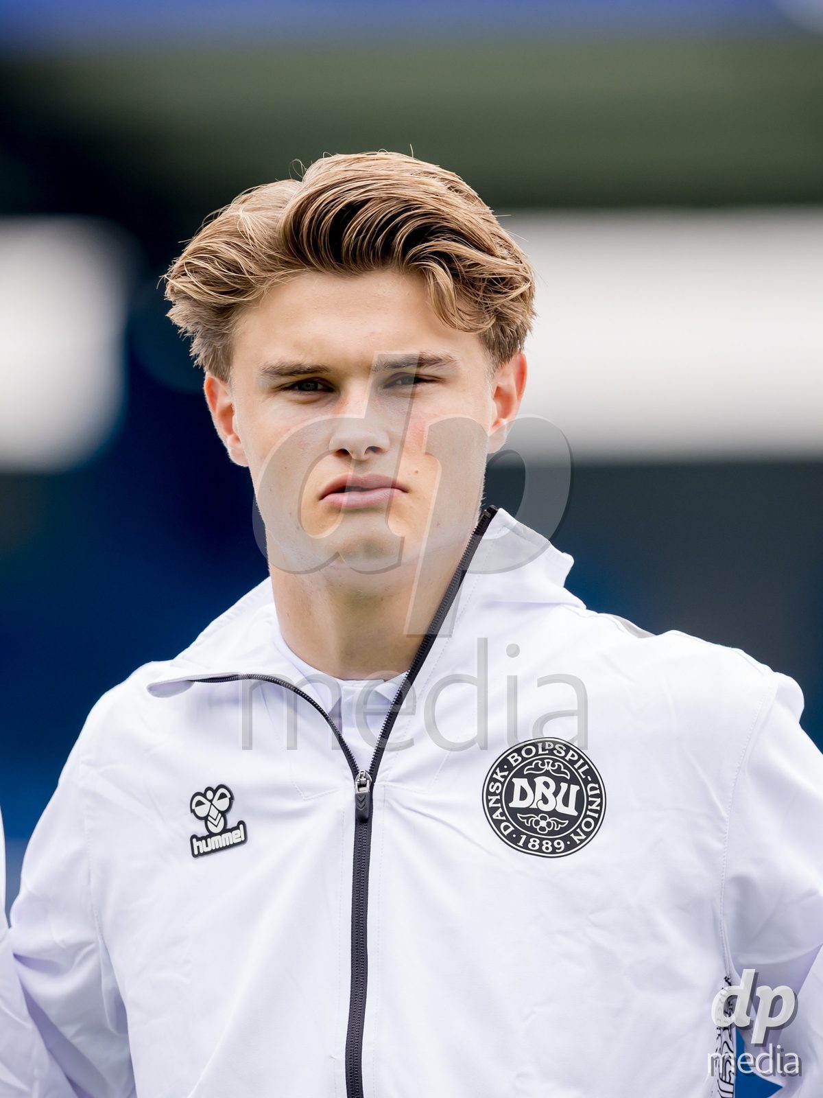VIZELA, PORTUGAL - SEPTEMBER 30: Nicolas Gammelgaard of Denmark U19 during the International Friendly match between Denmark U19 and Austria U19 at Estadio FC Vizela on September 30, 2026 in Vizela, Portugal