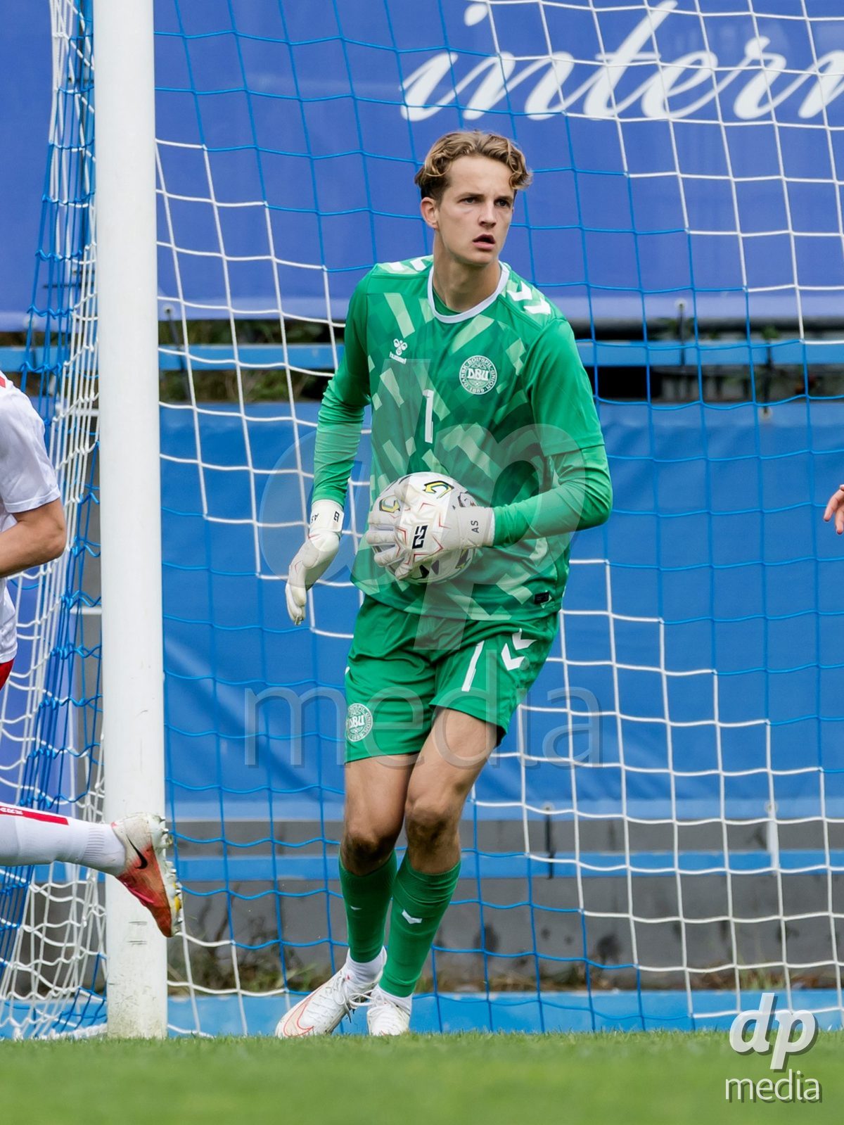 VIZELA, PORTUGAL - SEPTEMBER 30: Andreas Sondenbroe of Denmark U19 during the International Friendly match between Denmark U19 and Austria U19 at Estadio FC Vizela on September 30, 2026 in Vizela, Portugal