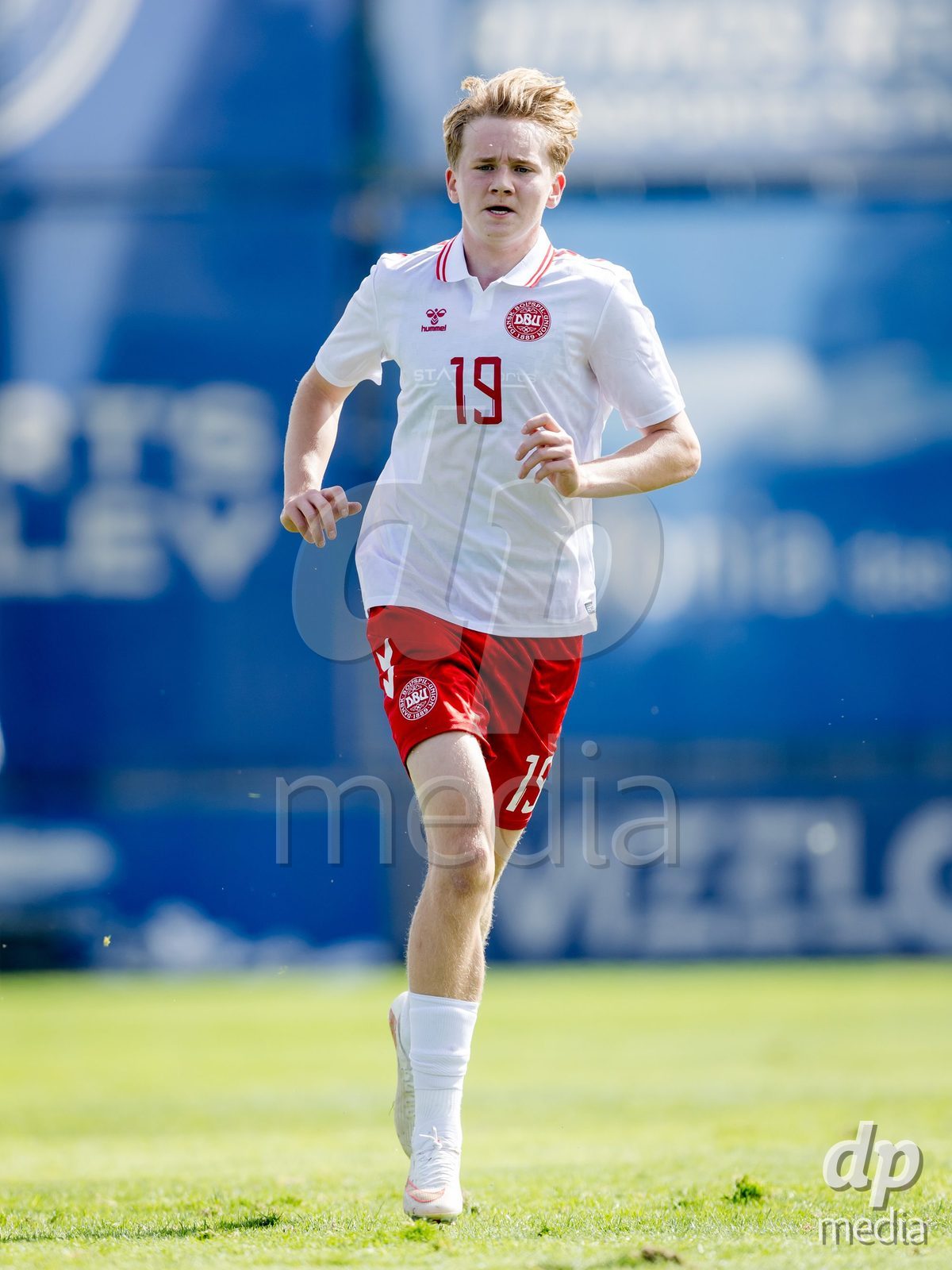 VIZELA, PORTUGAL - SEPTEMBER 30: Zander Grantzau* of Denmark U19 during the International Friendly match between Denmark U19 and Austria U19 at Estadio FC Vizela on September 30, 2026 in Vizela, Portugal